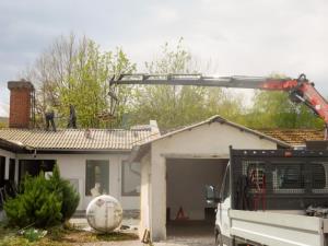 Rušenje montažnega dela starega vrtca izvedeno po predpisih 1